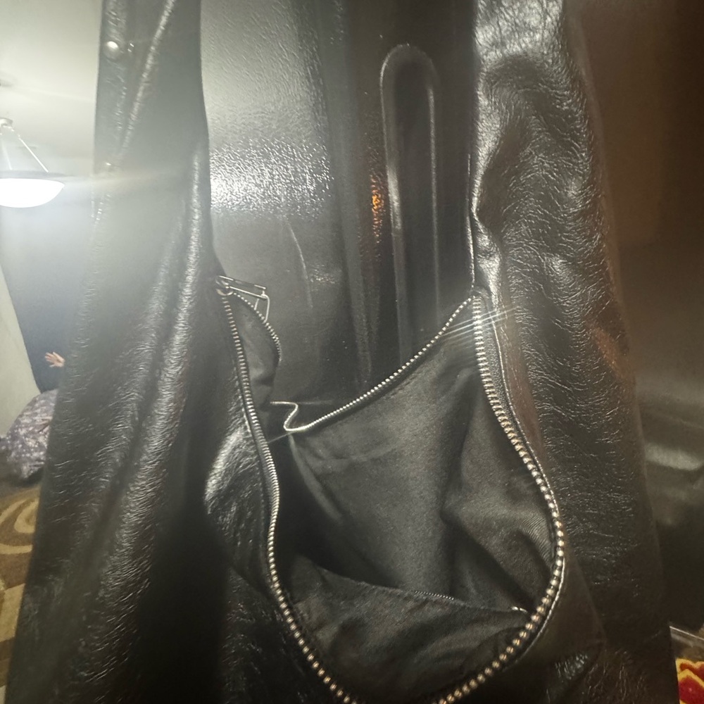 No Boundaries Black Faux Leather Bag